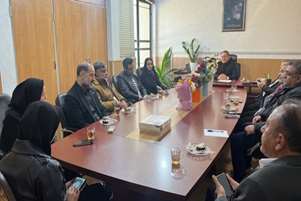 دیدار رئیس و اعضا دفتر نماینده مردم شهرستان و هیات همراه با سرپرست جدید شبکه بهداشت و درمان نی ریز