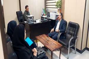 بازدید‎ سرزده سرپرست شبکه بهداشت و درمان شهرستان نی‌ریز از بیمارستان شهدای سلامت