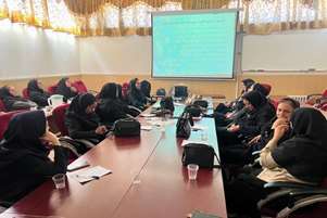 برگزاری جلسه آموزشی مداخله مختصر در خشونت خانگی و خودکشی ویژه مراقبین سلامت و بهورزان