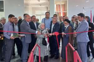 افتتاح مرکز کاردرمانی و گفتاردرمانی زنده‌یاد مهناز دائمی در بیمارستان قدیم شهرستان نی‌ریز