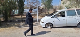 بازدید دکتر بابایی از عملیات ساخت و ساز پایگاه اورژانس بین جاده ای رودخور