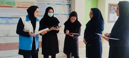 بازدید تیمی کارشناسان شبکه بهداشت و درمان از مدارس نی ریز