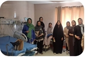 بازدید مادران باردار شرکت‌کننده در کلاس‌های آمادگی برای زایمان از زایشگاه بیمارستان شهدای سلامت نی‌ریز